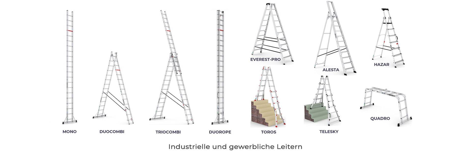 Industrielle und gewerbliche Leitern