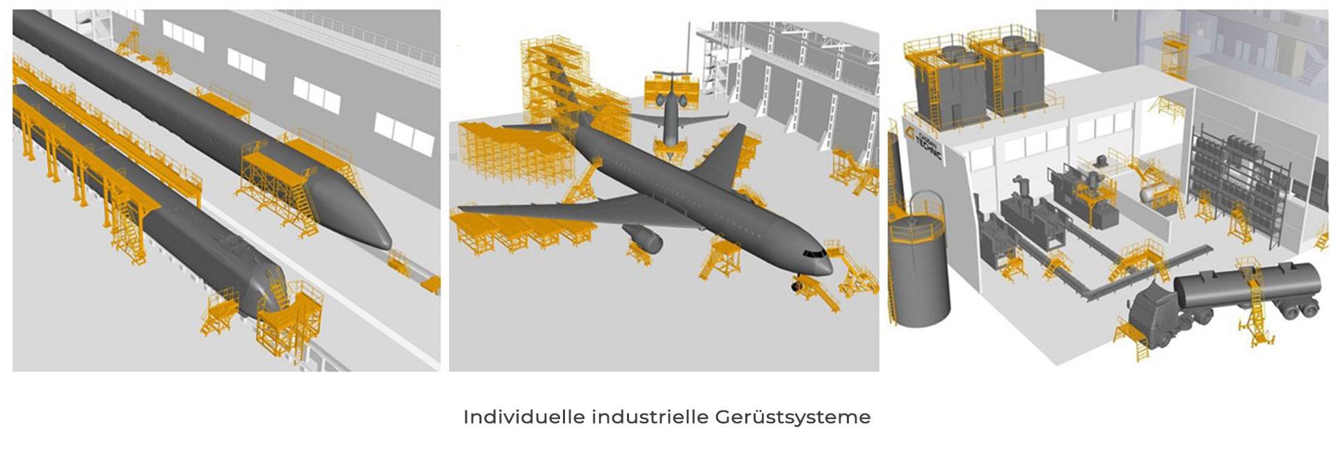 Individuelle industrielle Gerüstsysteme